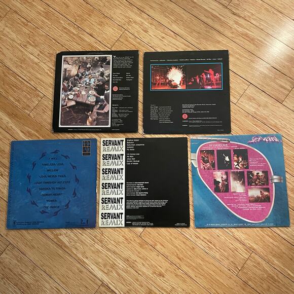 Lot of (5) Servant LPs vintage vinyl records christian rock - Picture 2 of 3